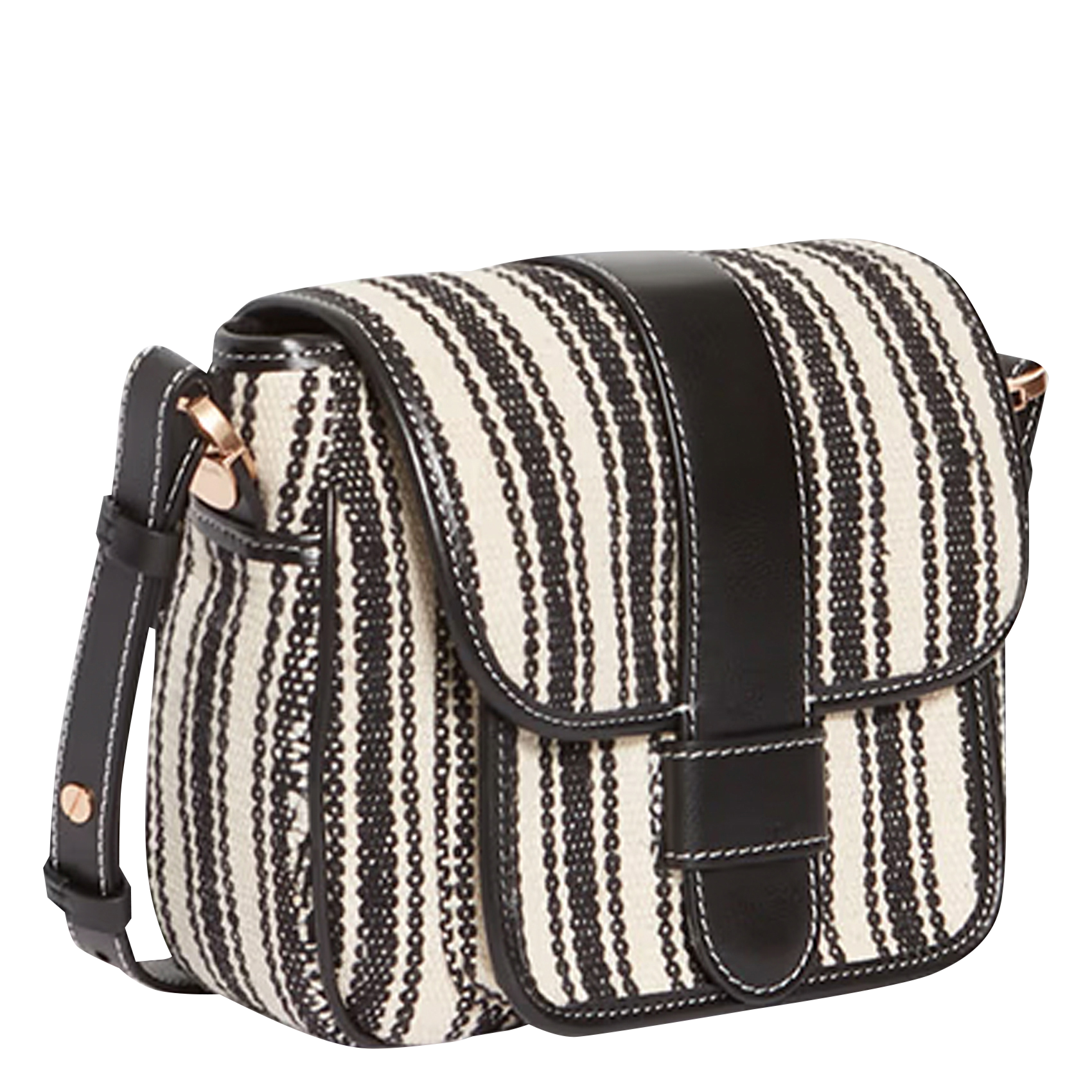 Sac bandoulière en coton mélangé | Multicolore