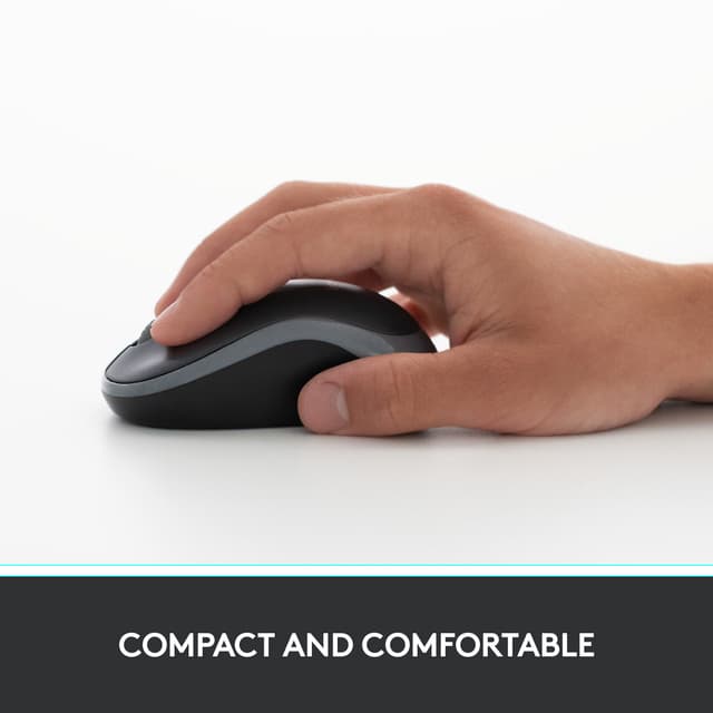 Logitech Trådløs Mus M185 (Blå)