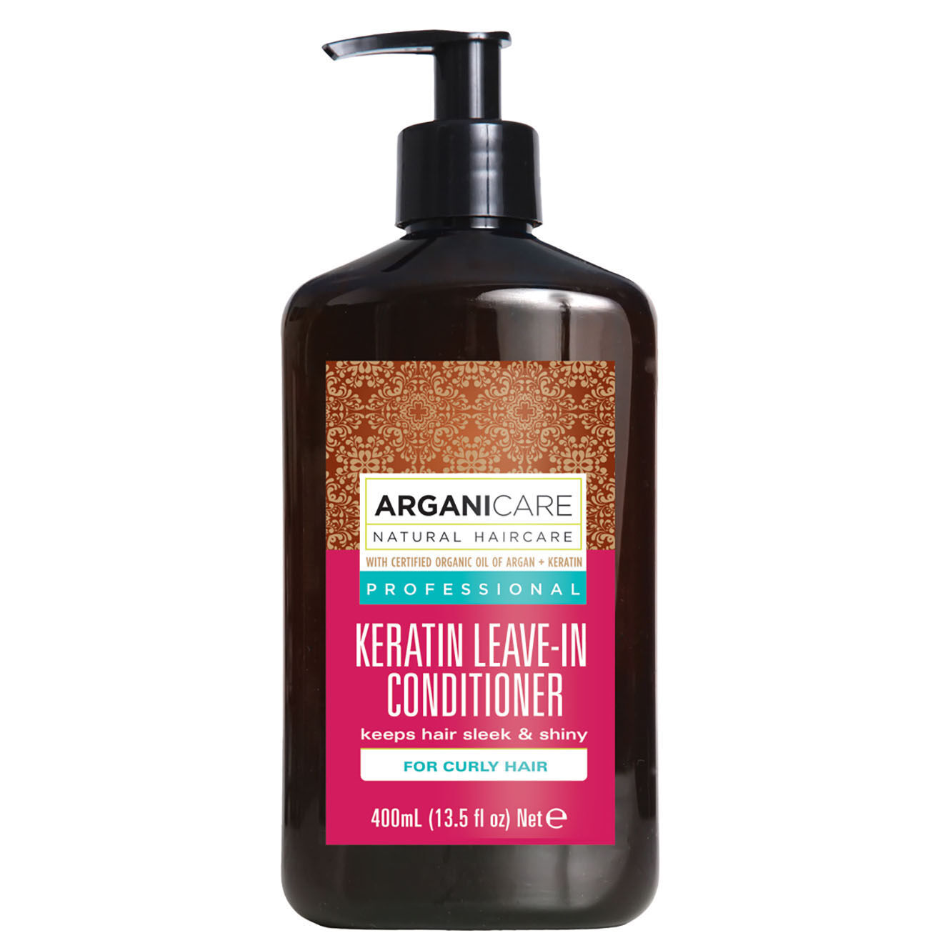 Arganicare Soin sans rinçage Kératine cheveux frisés -  400 ml