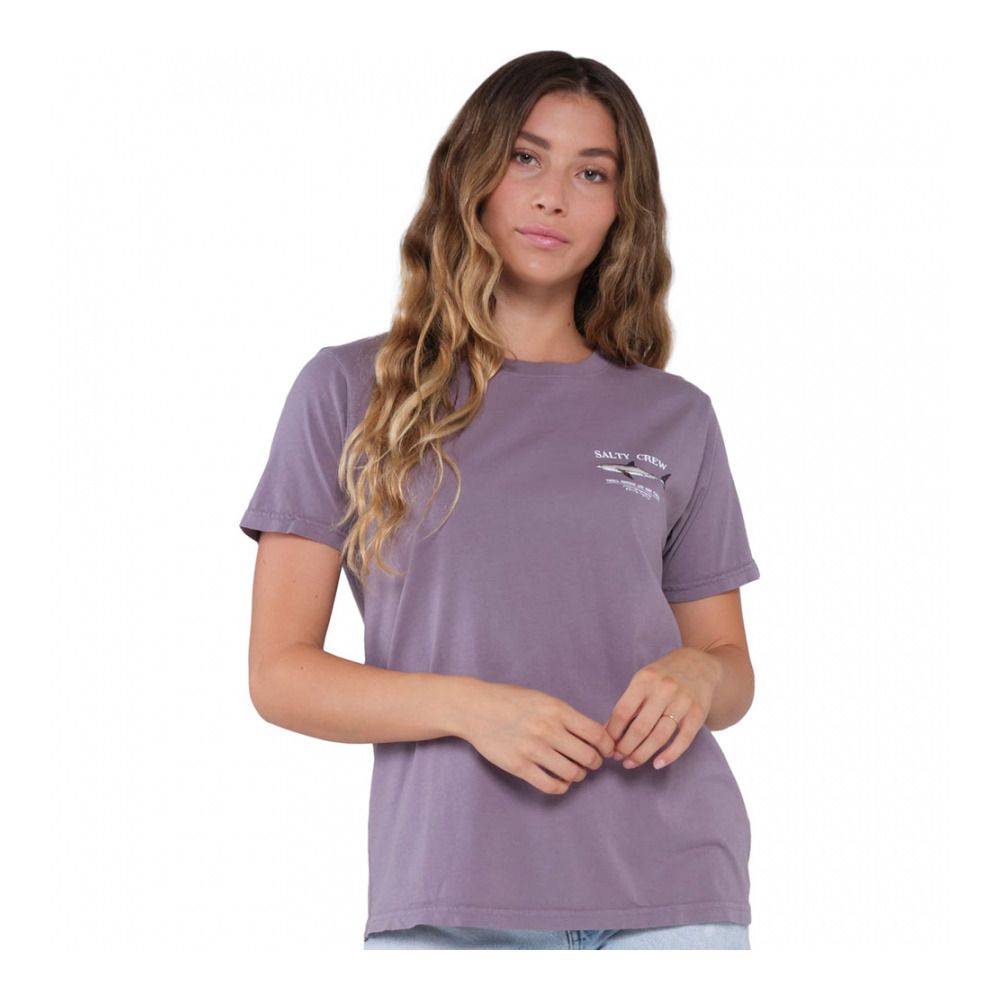 Salty Crew BRUCE BOYFRIEND - Tee-shirt Femme lavender stone