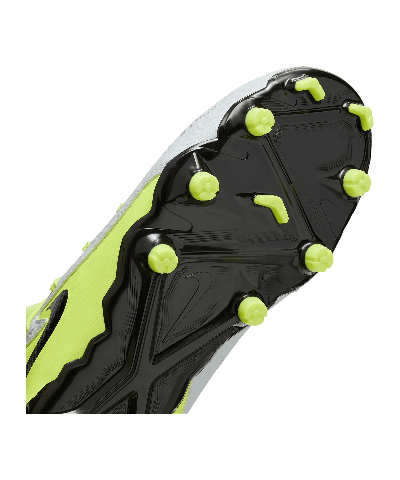 Nike Jr Phantom Luna II Academy FG/MG Mad Voltage Silber Schwarz F003