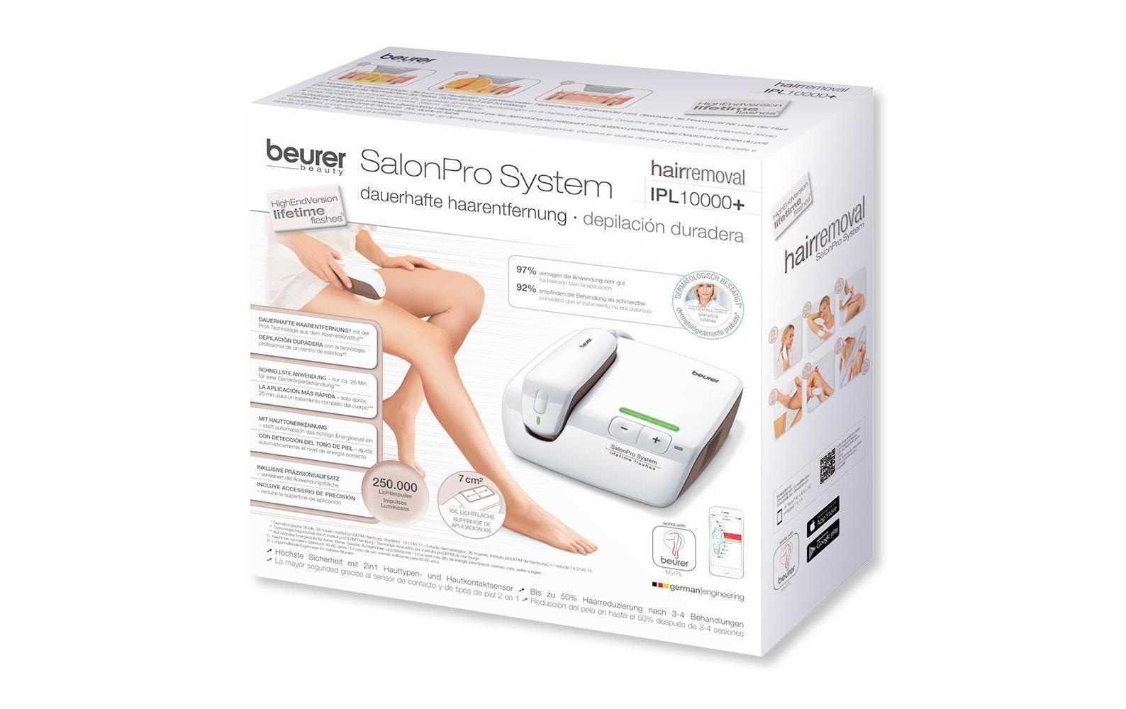 BEURER IPL-Haarentferner »10000+ SalonPro System« 250.000 Lichtimpulse