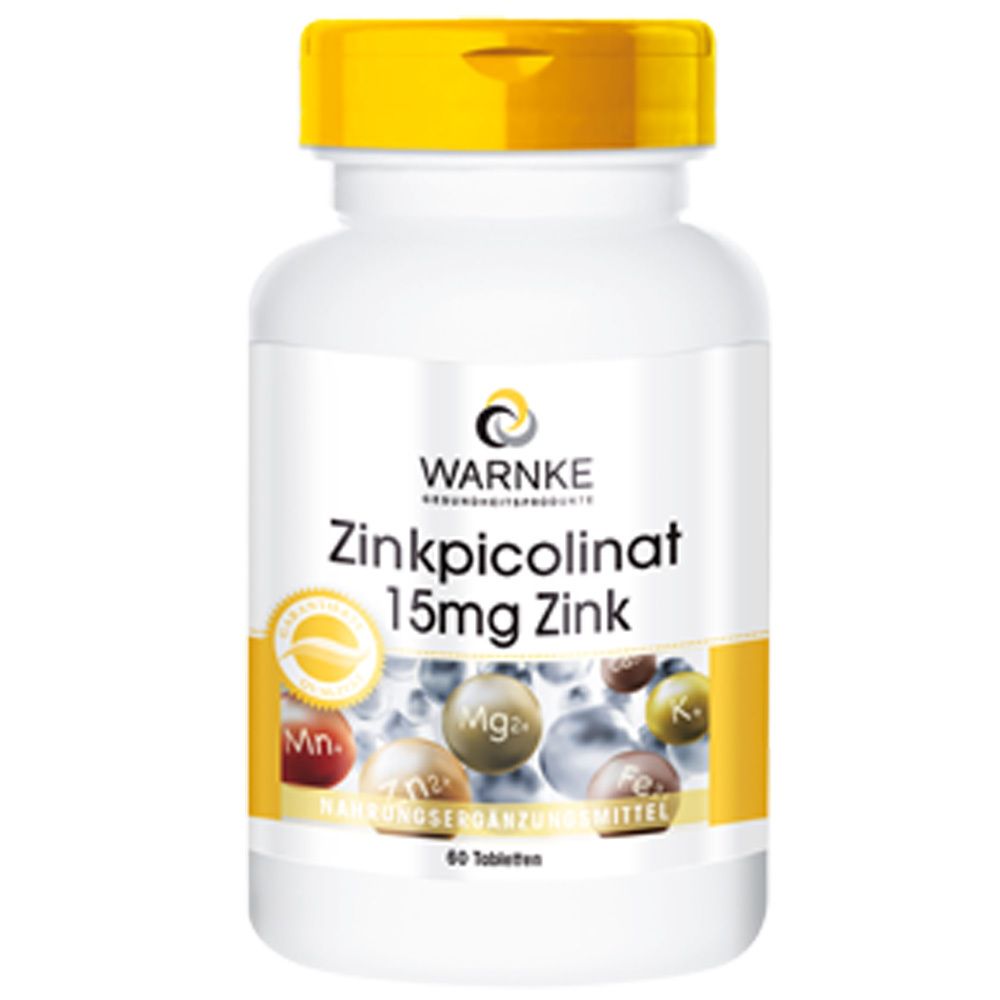 Zinkpicolinat 15 mg Zink