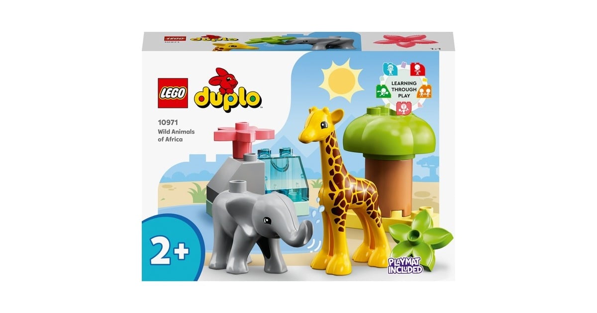 LEGODUPLO - Wilde dieren van Afrika Constructiespeelgoed  (10971)