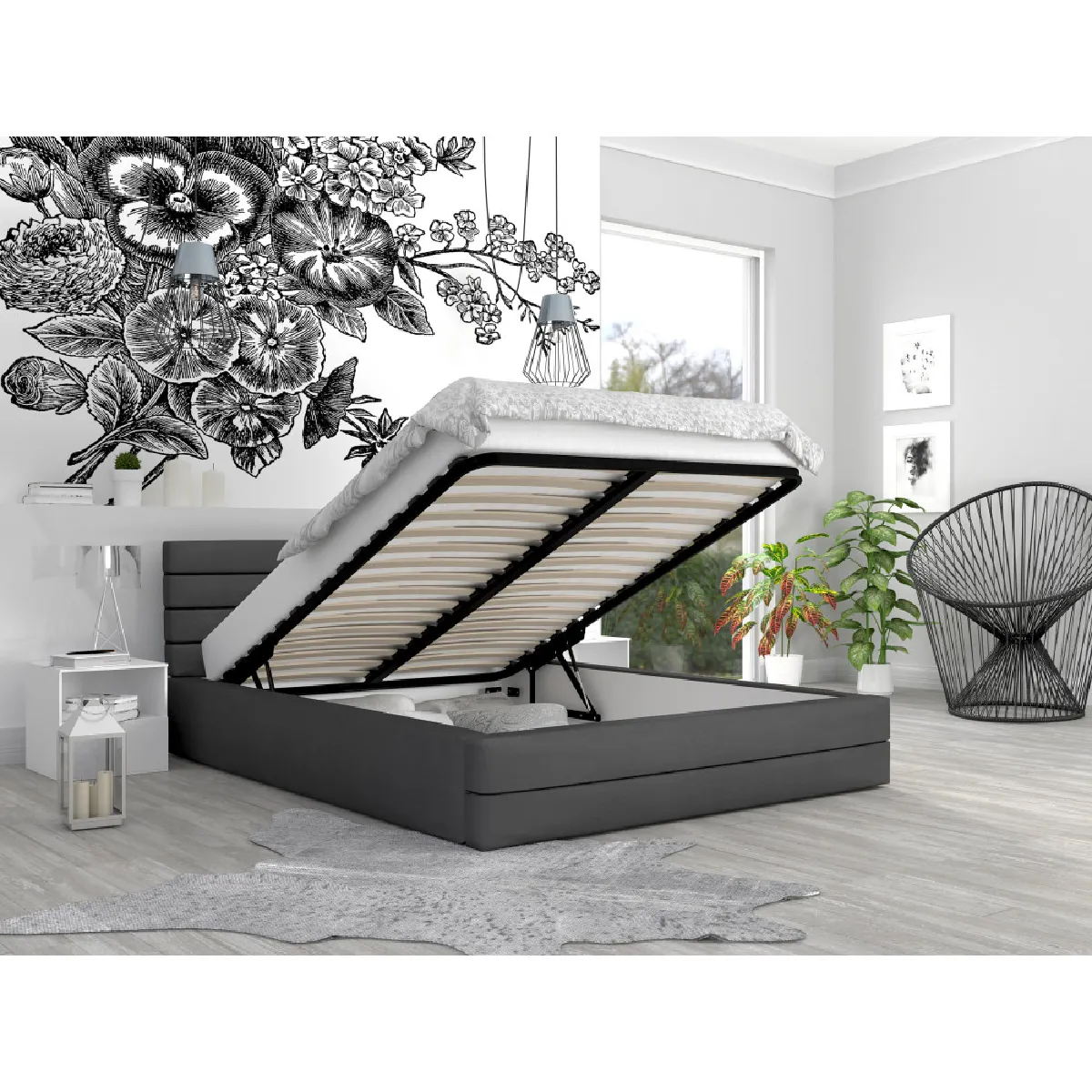 Kids Literie Lit Coffre VIRGINIA