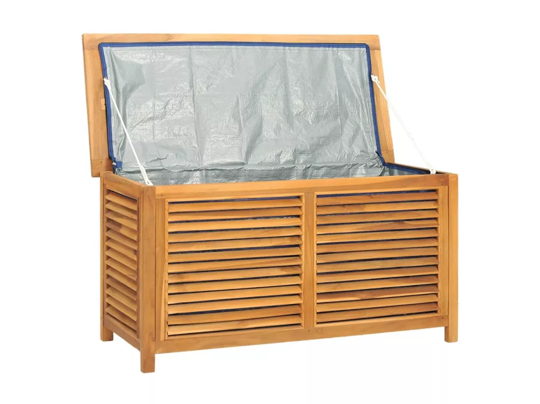 Boîte de rangement jardin bois marron 114 x 50 x 58 cm 02_0013130