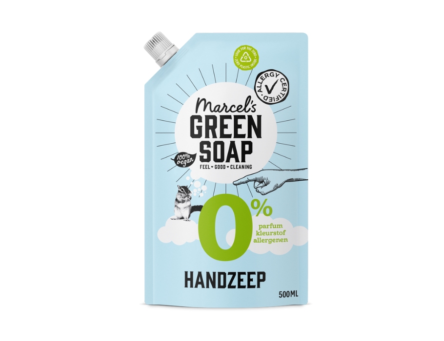 Marcel’s Green Soap Handzeep 0% Navulling (500 ml)