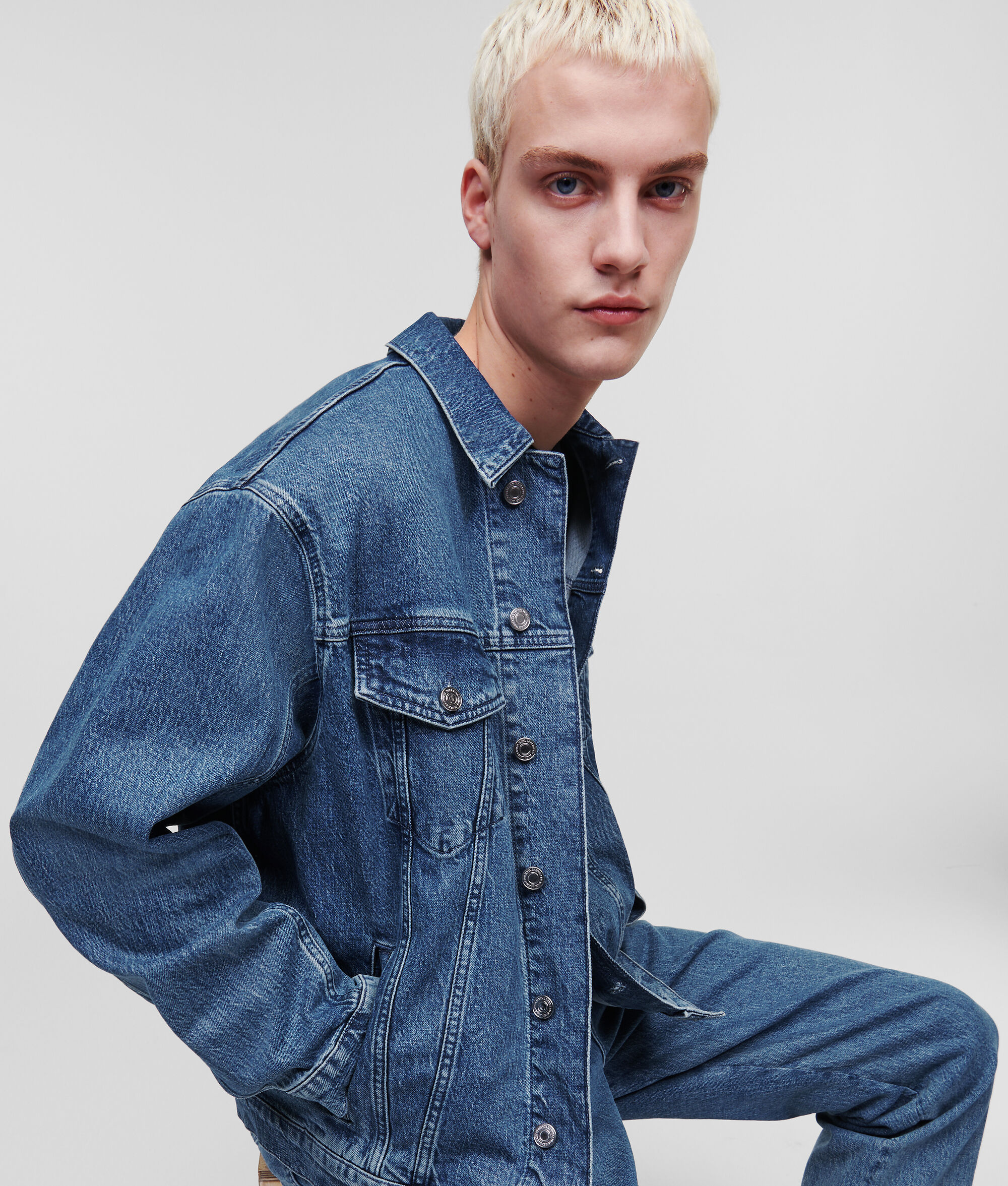 VESTE EN JEAN DS x KARL LAGERFELD