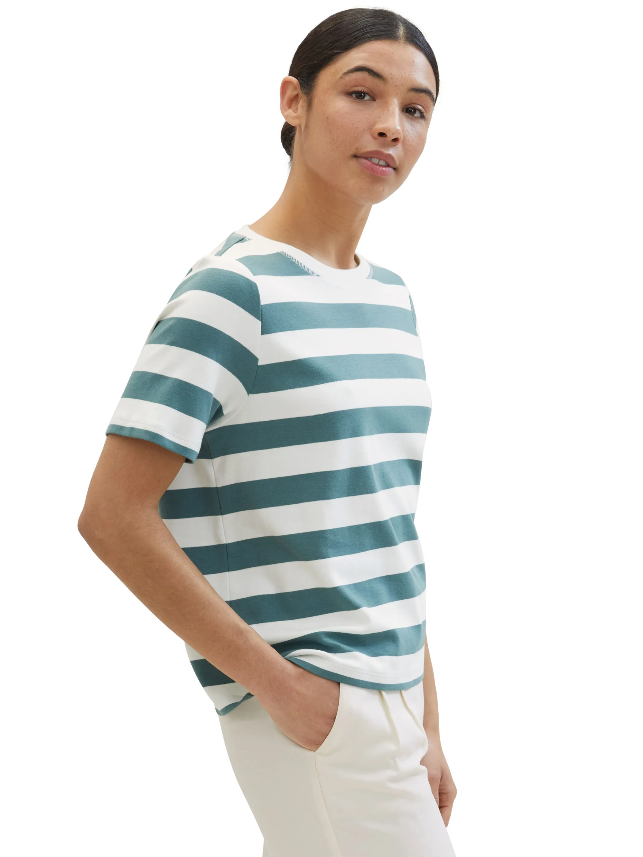 Damen Shirt mit Streifen