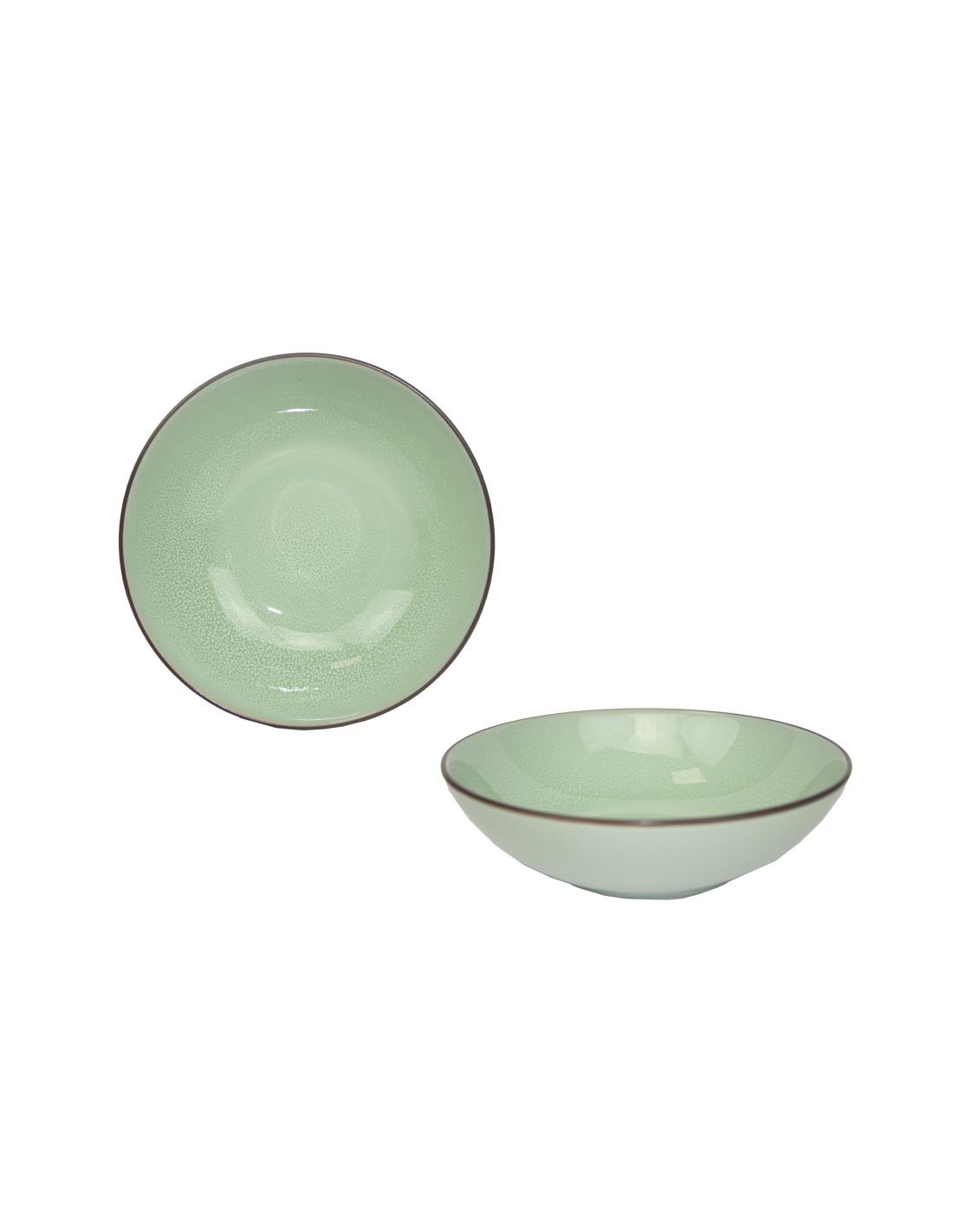 ASSIETTE PLATE 27CM ORION VERT GRES