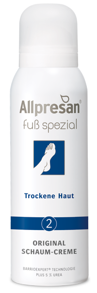 ALLPRESAN pedicare 2 Fuss Schaum Schaum trockene Haut 125 ml
