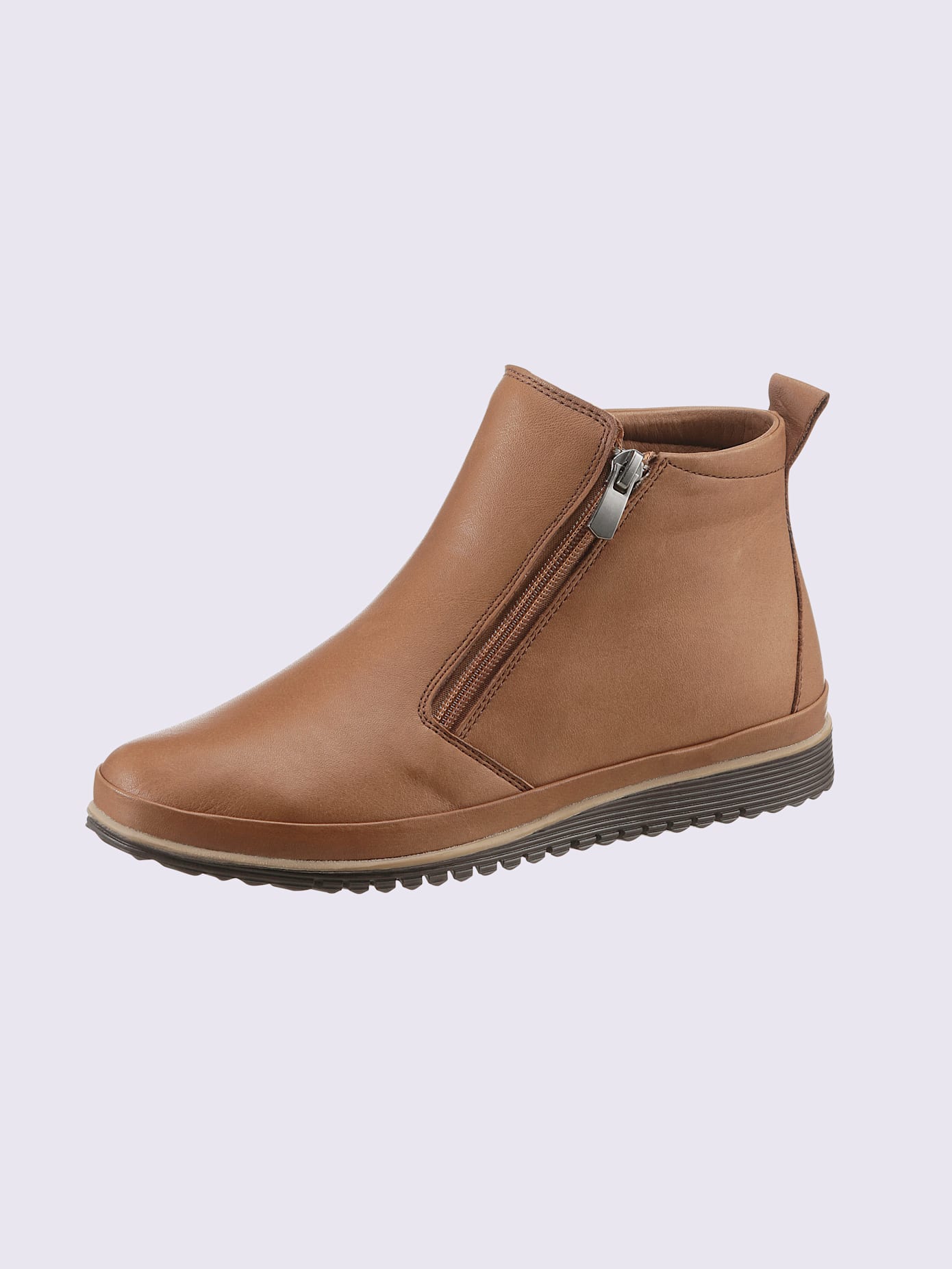 Bottine courte cuir nappa de vache