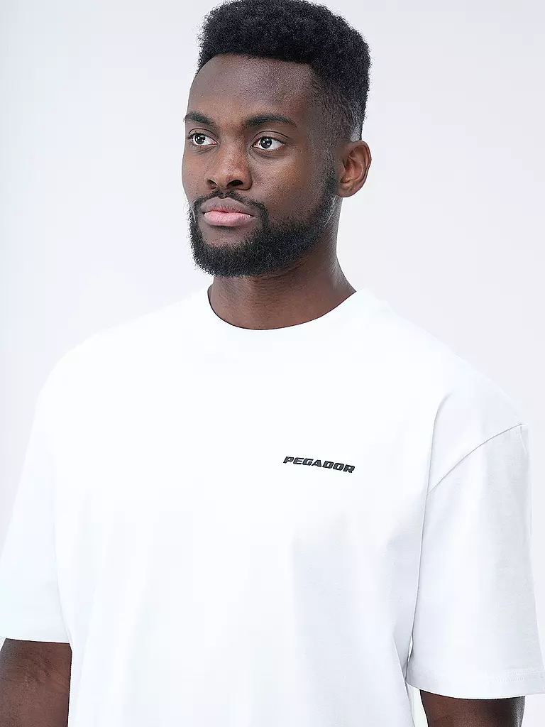 PEGADOR T-Shirt Oversized Fit weiss