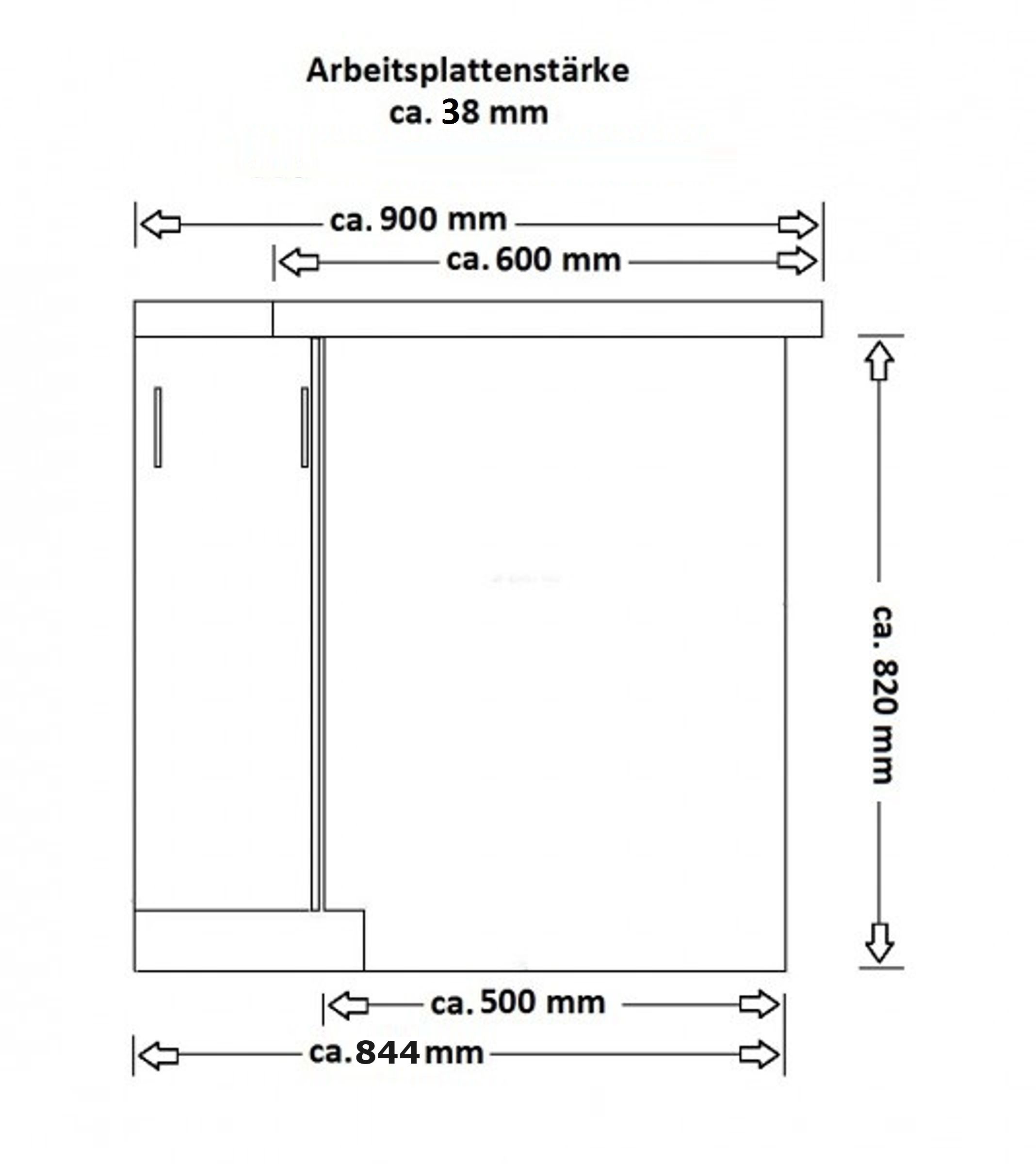 Landhaus Küche Stilo Grau 350x210cm Küchenzeile Einbauküche Eckküche Winkelküche