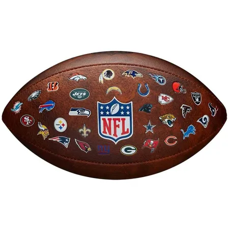 Wilson NFL Off Throwback 32 Team Logo,N/A White
