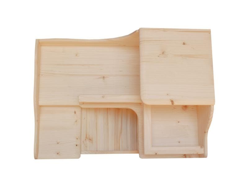 Resch Meerschweinchenschloss, 55 x 33 x 39 cm Ein Schloss für Meerschweinchen, junge Zwergkaninchen, Chinchillas und Ratten