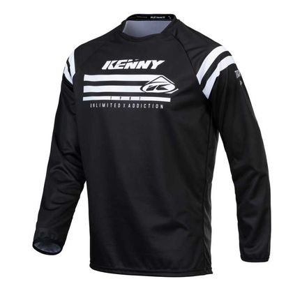 Maillot cross Kenny TRACK KID - RAW - BLACK - Noir / Blanc