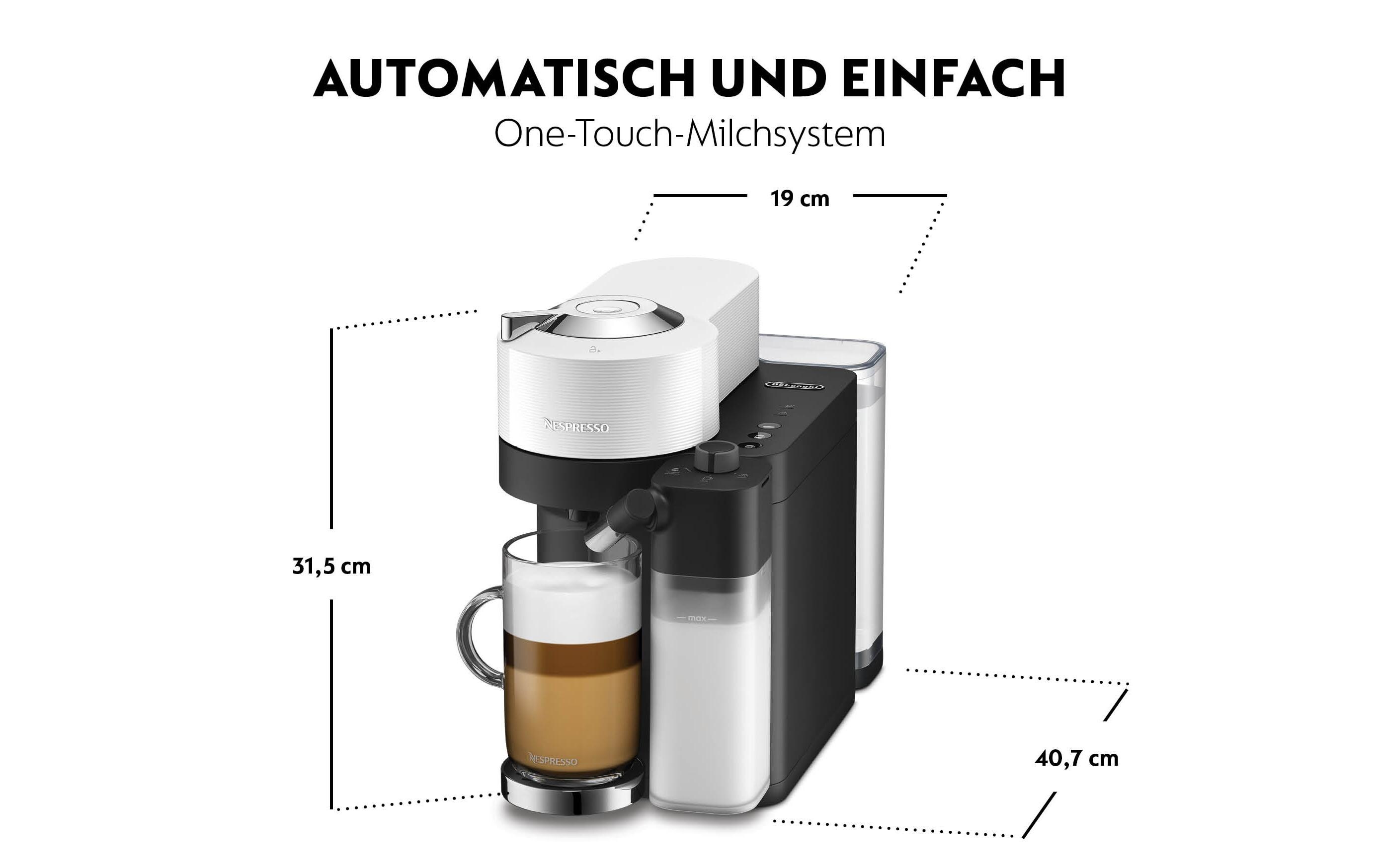 Kaffeemaschine Nespresso Vertuo Lattissima ENV300.W Weiss<br>Kaffeemaschine
