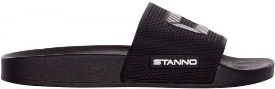 Stanno Stadium II badslippers Zwart Imitatieleer 28
