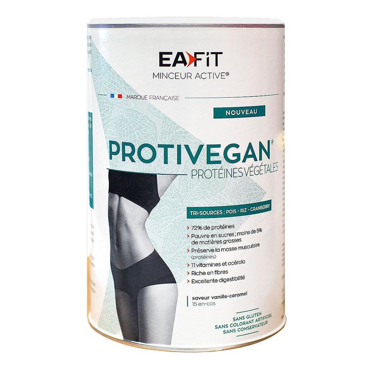 Protivegan protéines végétales vanille-caramel 450g