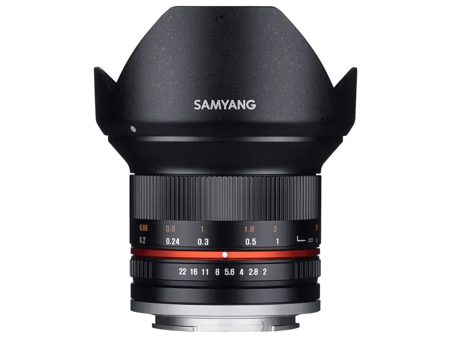 Samyang - Vidvinkelobjektiv - 12mm - f/2.0 NCS CS - Fujifilm X-fatning - til Fujifilm X-serien