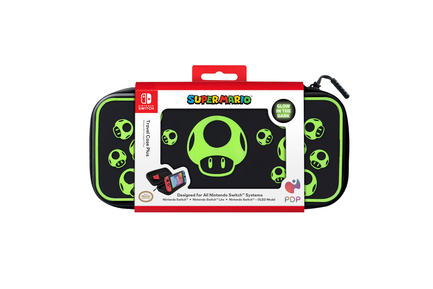 Console Case - 1-UP Glow-in-the-dark