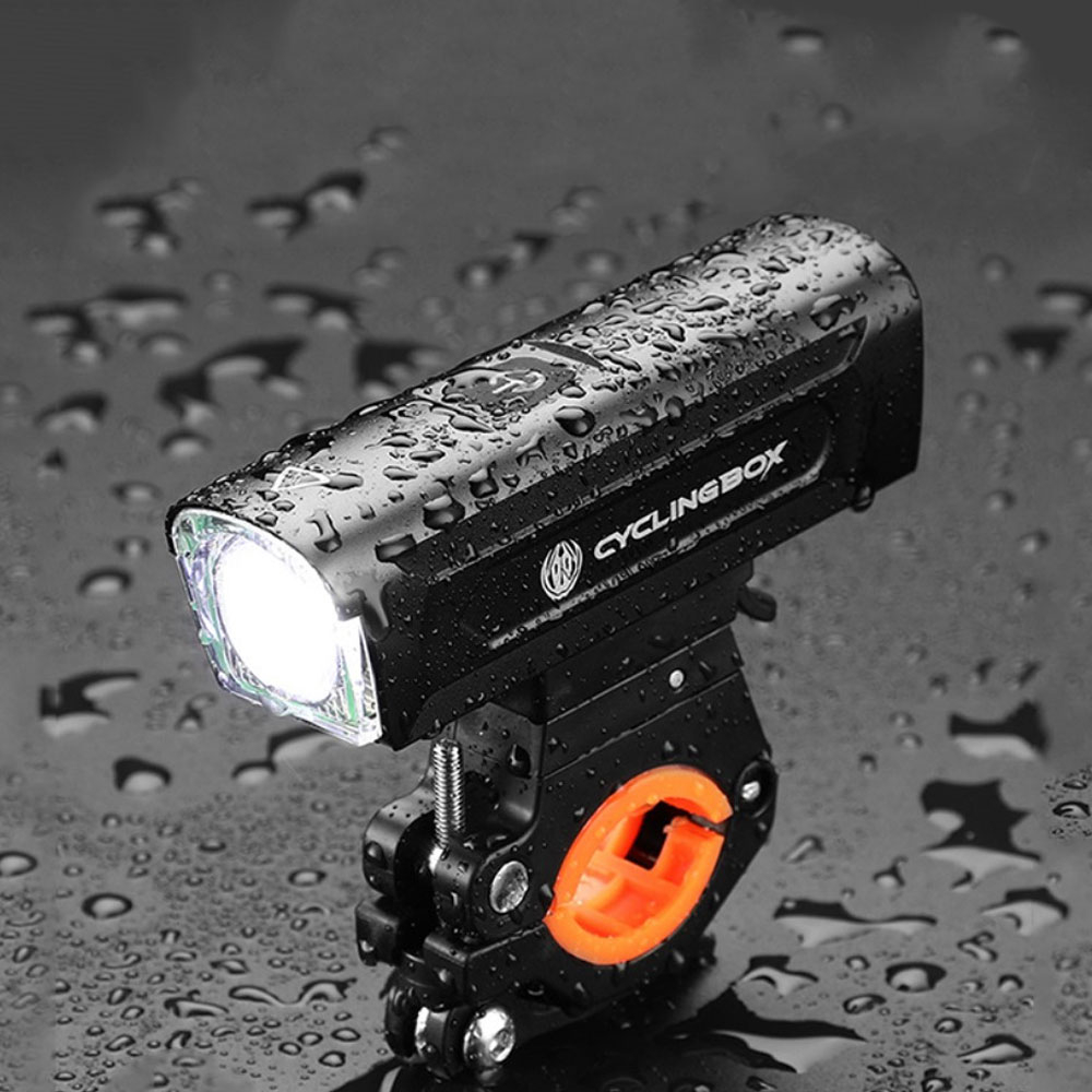2in1 Fahrrad LED Lampe Velo Licht / 4200mAh USB C Powerbank IPX6 inkl. Lenker Halterung - Schwarz