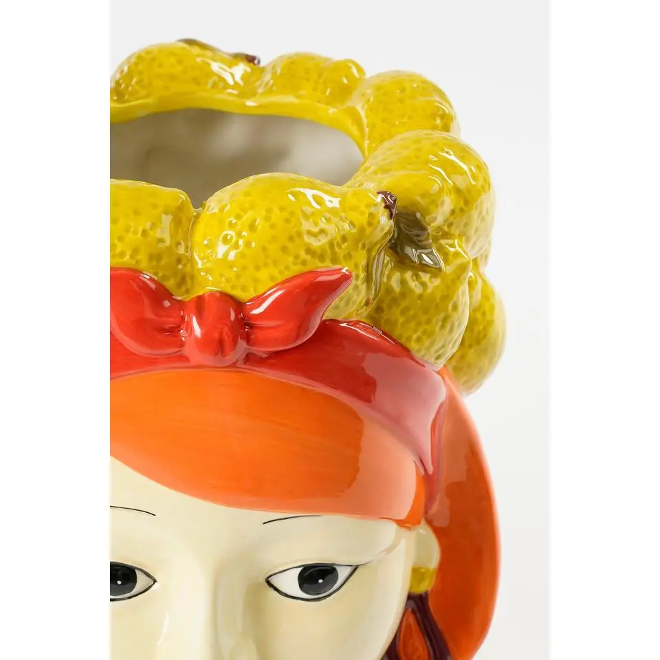 Mica Decorations Funny Bloempot Binnen - H25 x Ø20 cm - Dolomiet
