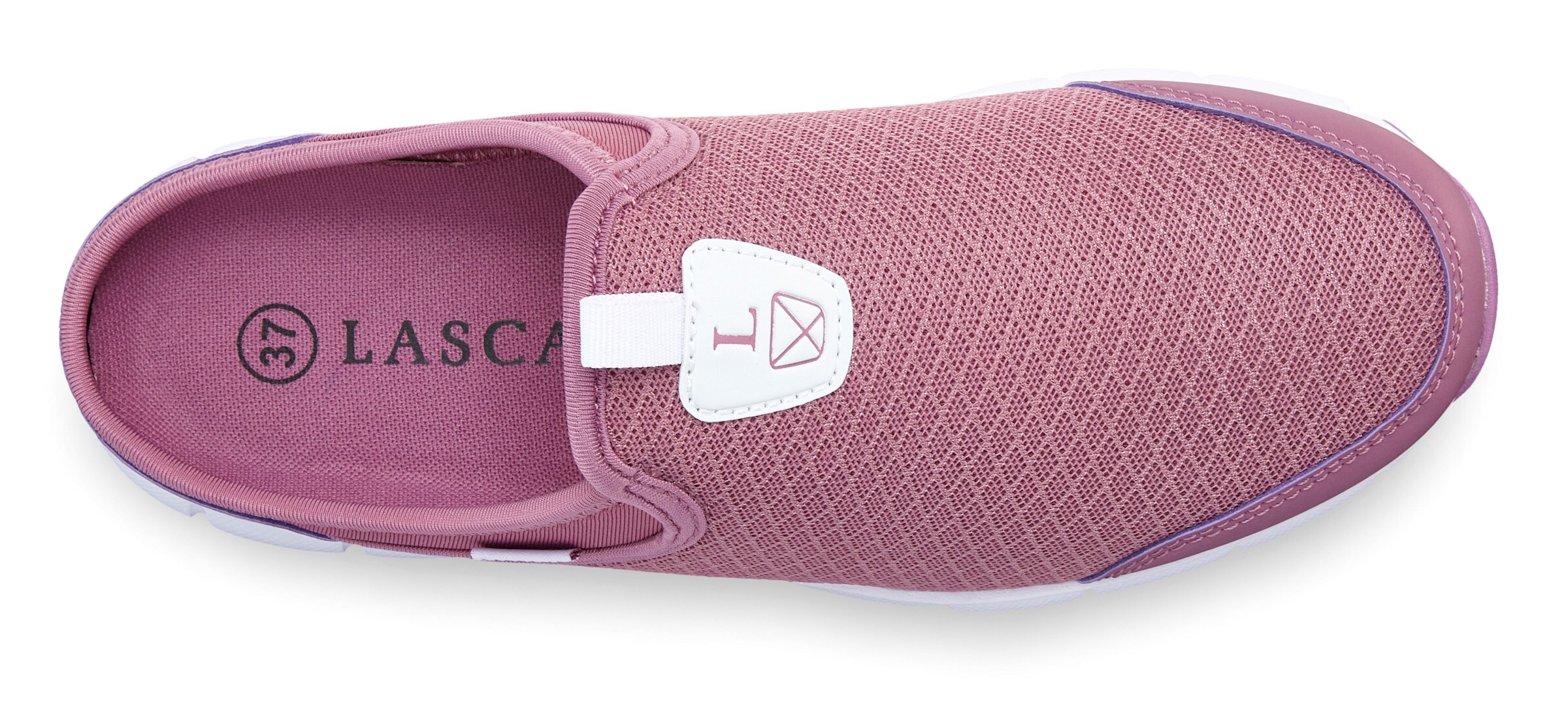 LASCANA Slip-On Sneaker in mauve