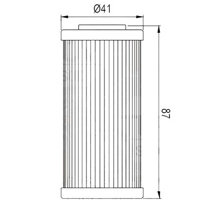Filtre à huile HifloFiltro HF611 Type origine