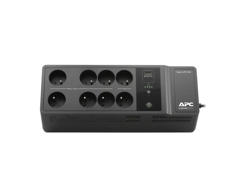 APC Back-UPS BE650G2-CP - UPS - AC 220-240 V - 400 Watt - 650 VA - output-stikforbindelser: 8