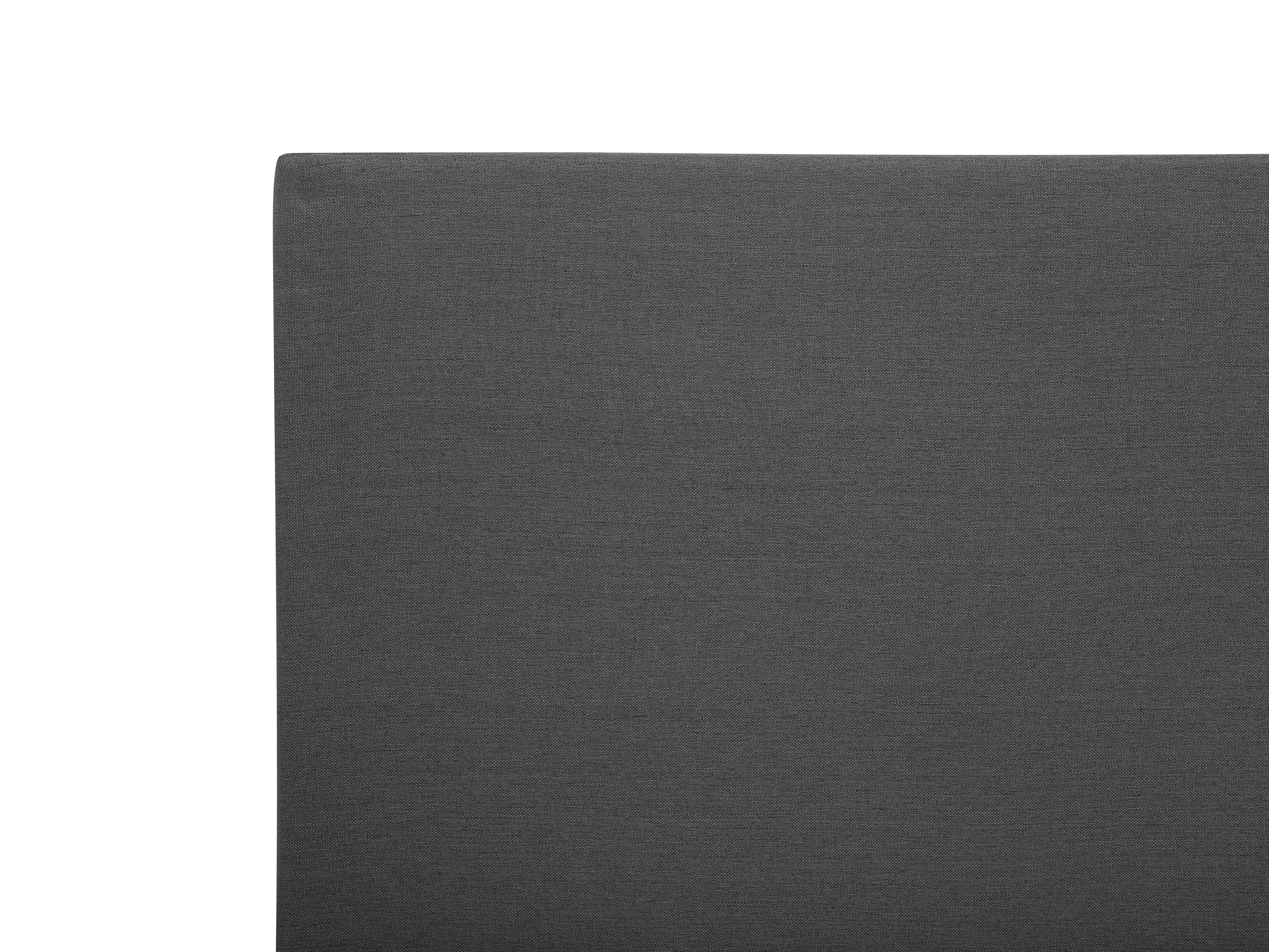 Boxspring Stof PRESIDENT 90 x 200 cm Donkergrijs