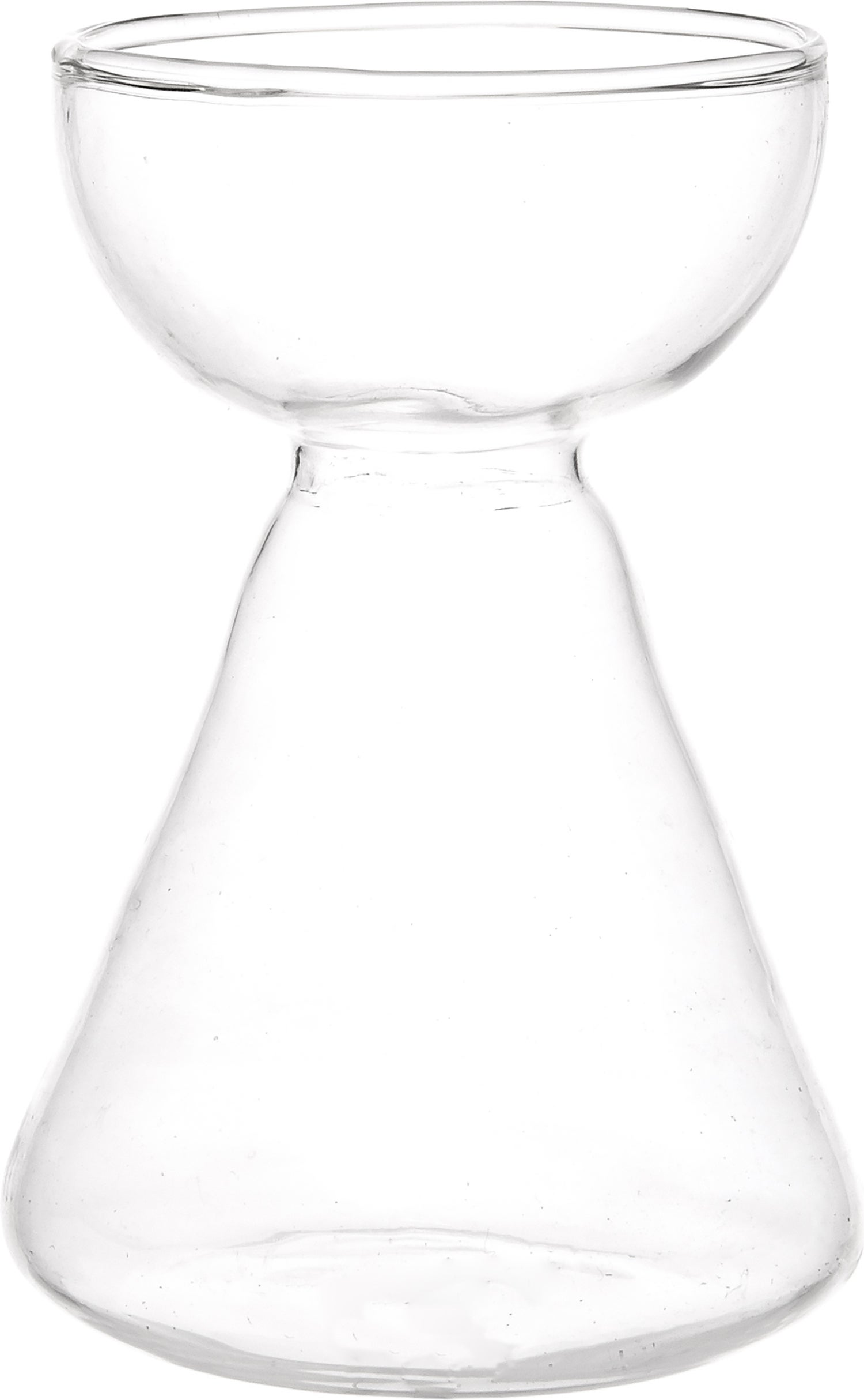 Intratuin vaas Sam transparant D 6,8 H 9,2 cm