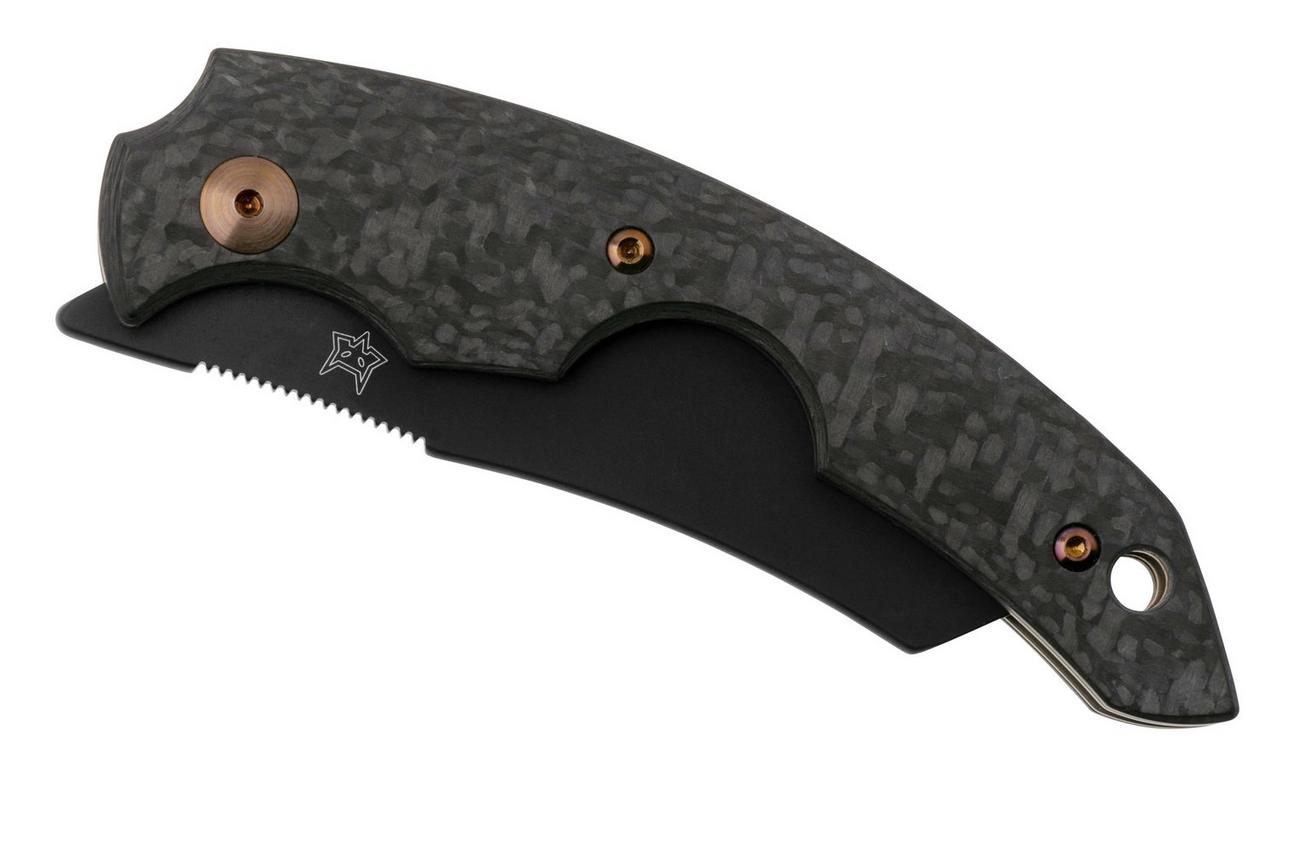 Fox Knives Virtus FX-541 CF, Black PVD Carbon Fiber sigaarmes