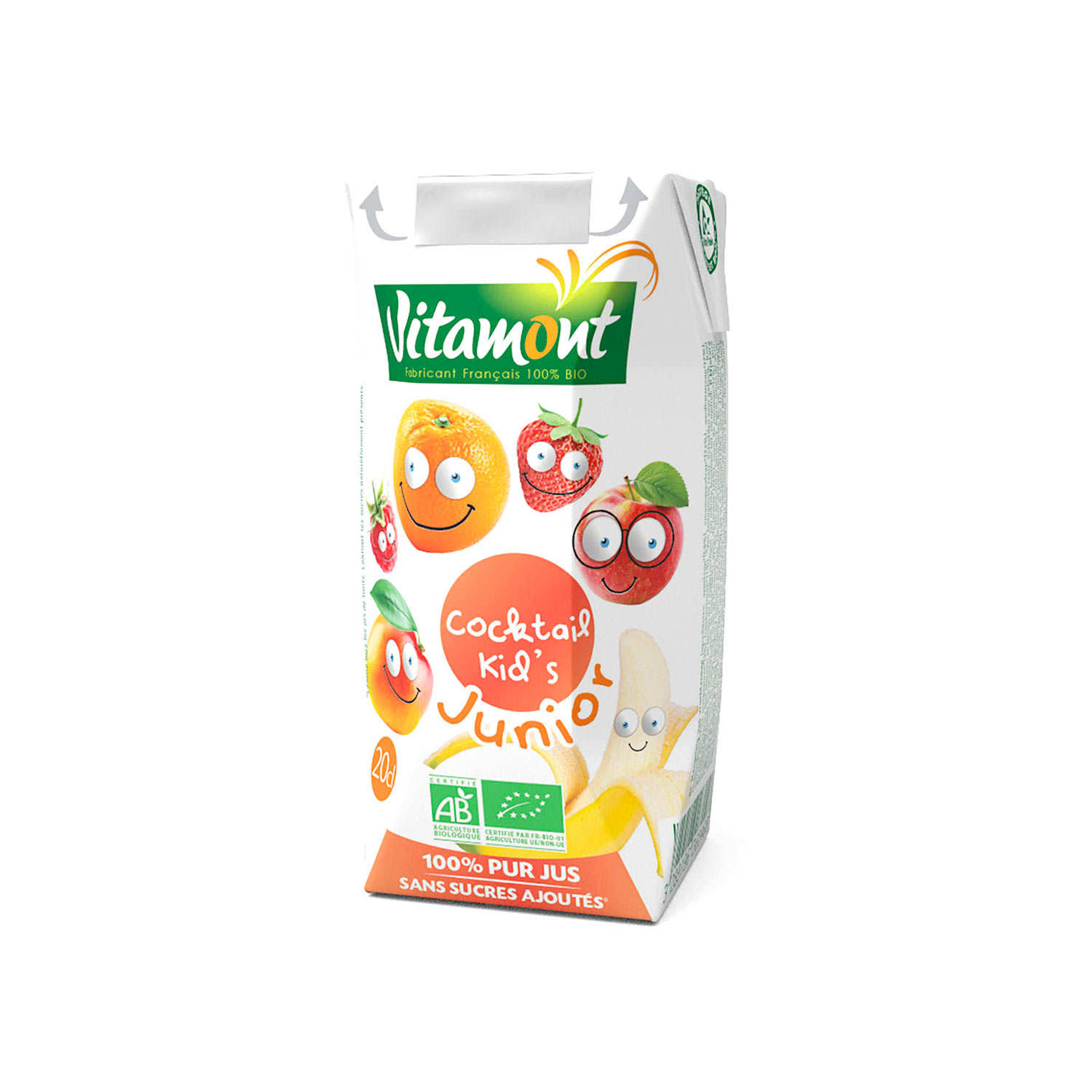 Cocktail de jus kid's junior bio