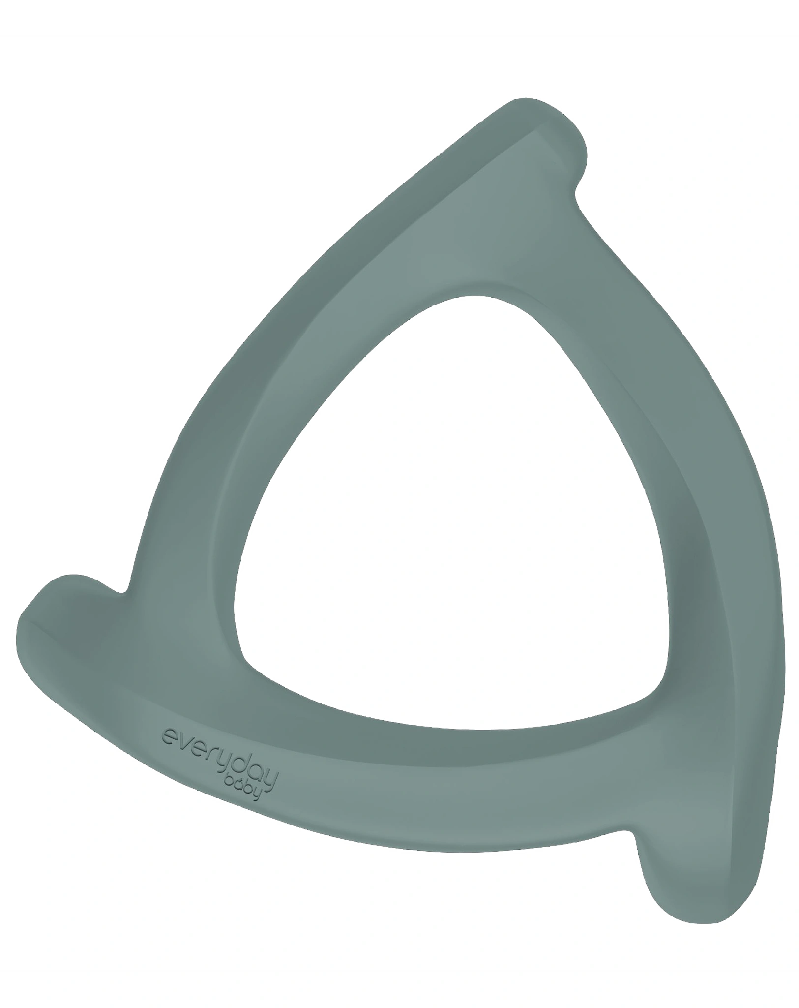 Silikon Beißring EVERYDAY BABY - TRIANGEL (10cm) in grün