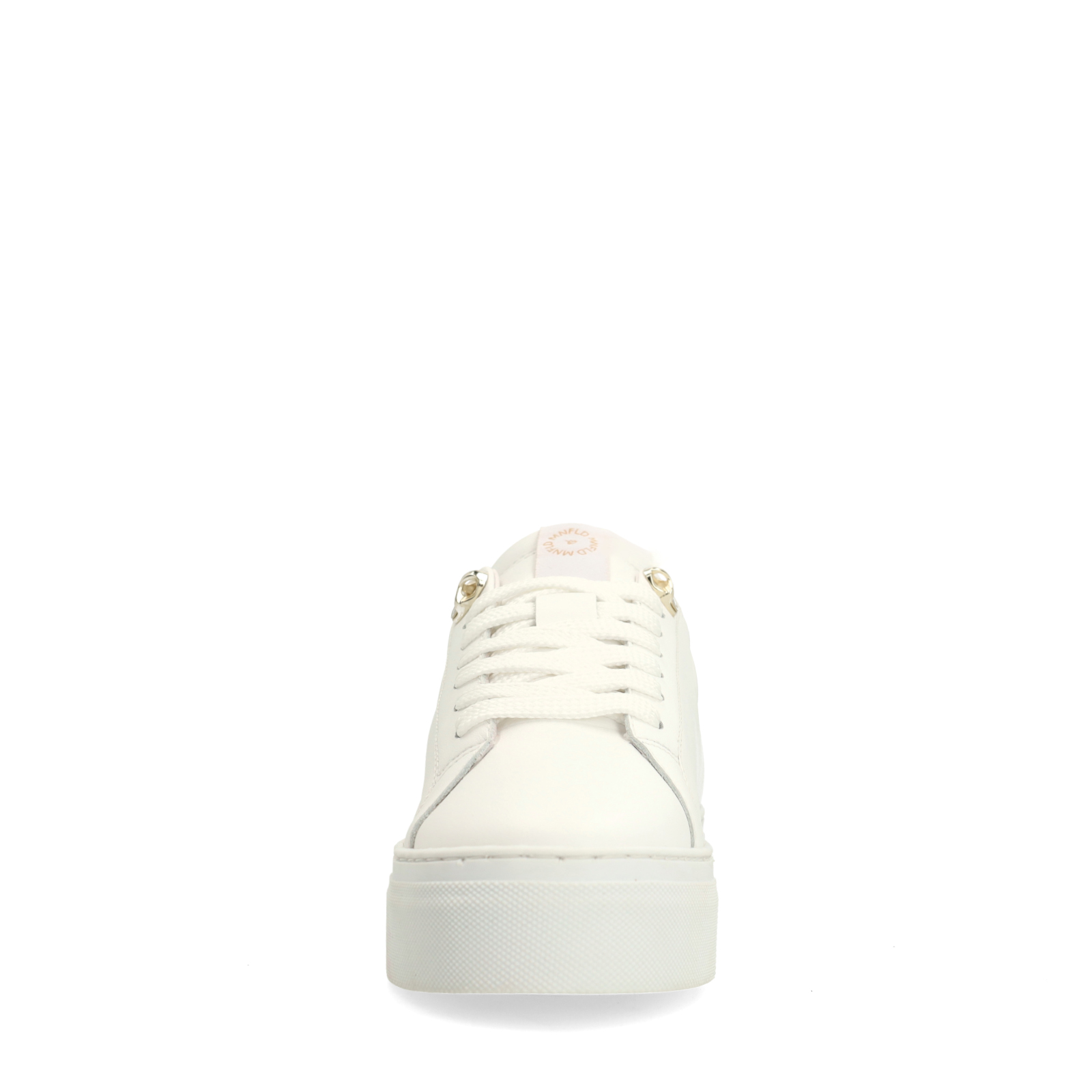 Witte leren sneakers