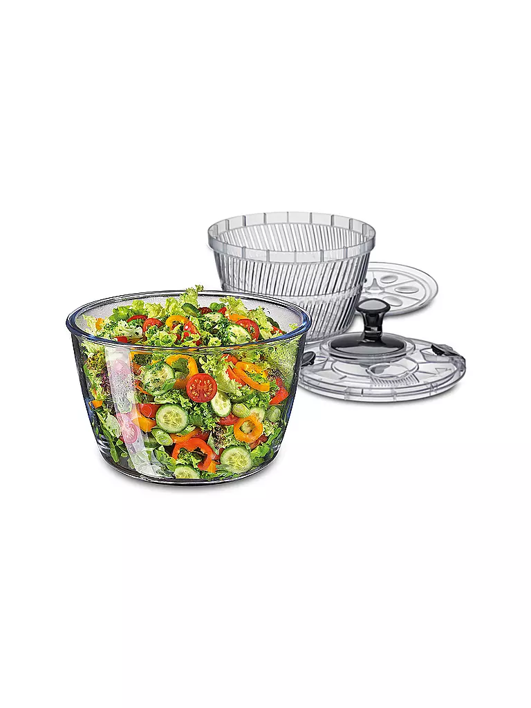 KÜCHENPROFI Salatschleuder FRESH  transparent