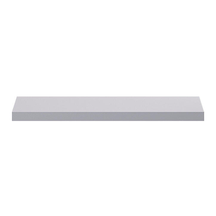 Tablette murale avec fixation invisible Form Cusko gris 80 cm