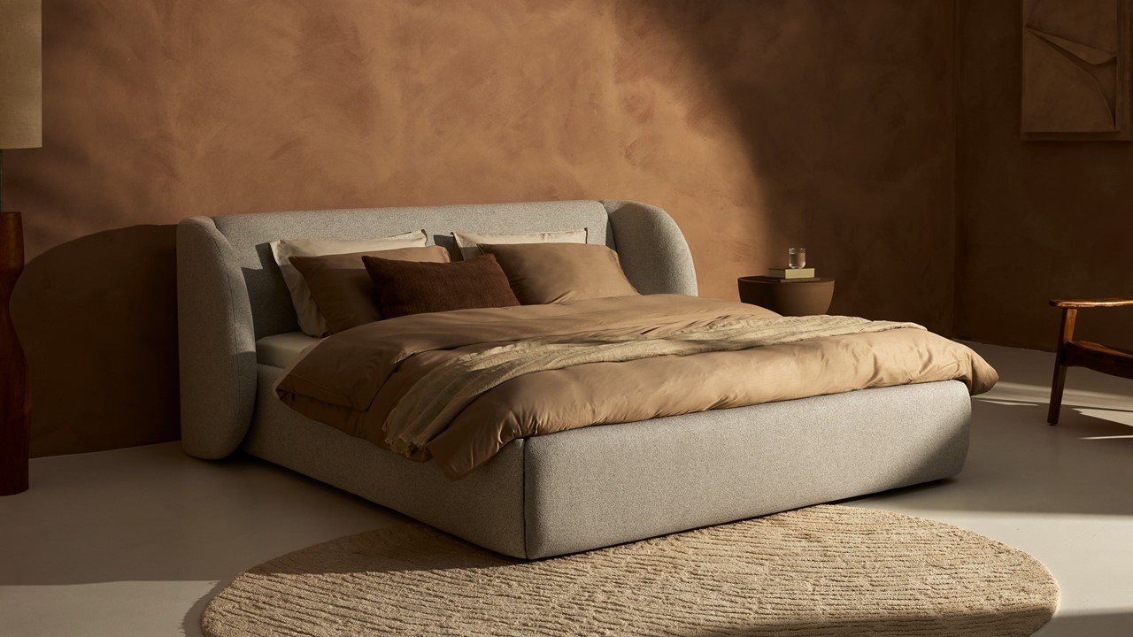 Bed Cove - Fine bouclé light grey