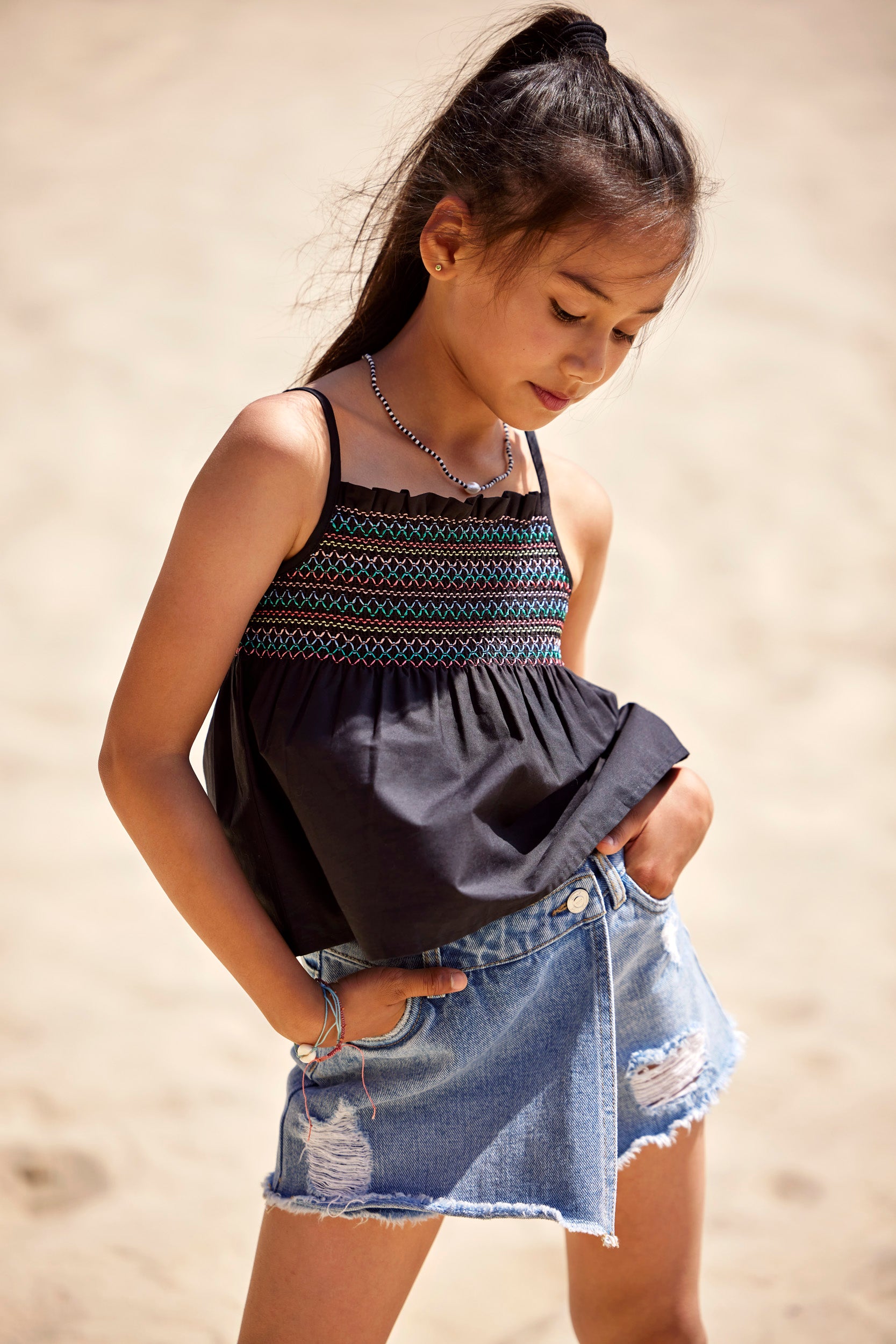 KOGTEXAS Normal geschnitten Skorts Light Blue Denim