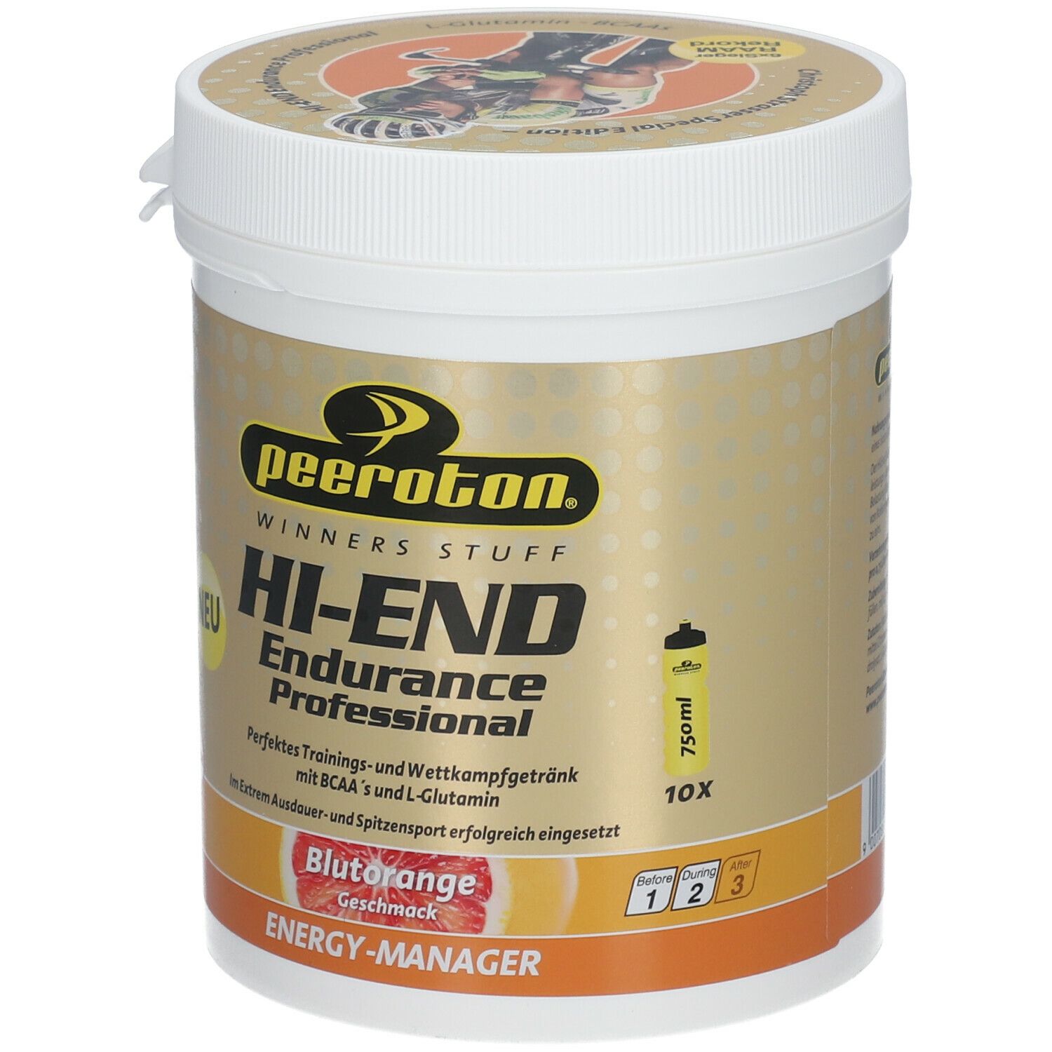 HI-END Endurance Energy Drink Professional 600g Blutorange