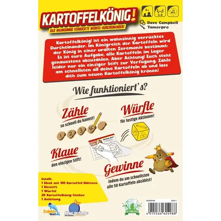 Asmodee Blue Orange Kartoffelkönig