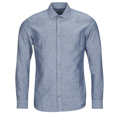 Jack & Jones - JJESUMMER SHIRT L/S Azul
