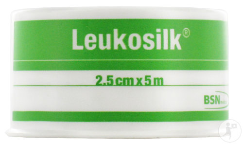 Bsn Medical Leukosilk Fourreau Sparadrap 2,5cm x 5m 1 Pièce (0102200)