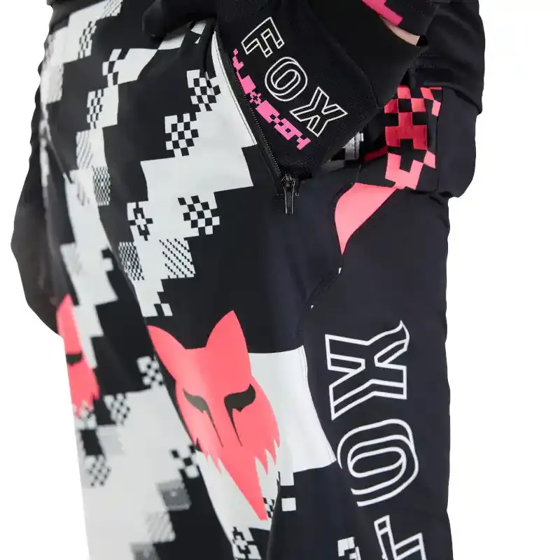 Fox Ranger Digi Image MTB Fietsbroek Lang Zwart/Wit Heren