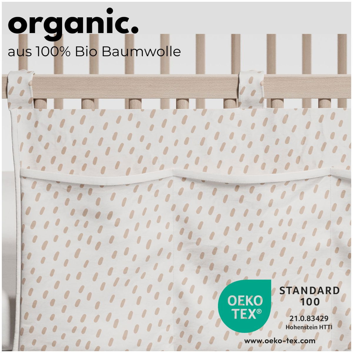 SÄMANNSÄMANN   Organizer organic cute tiger spots