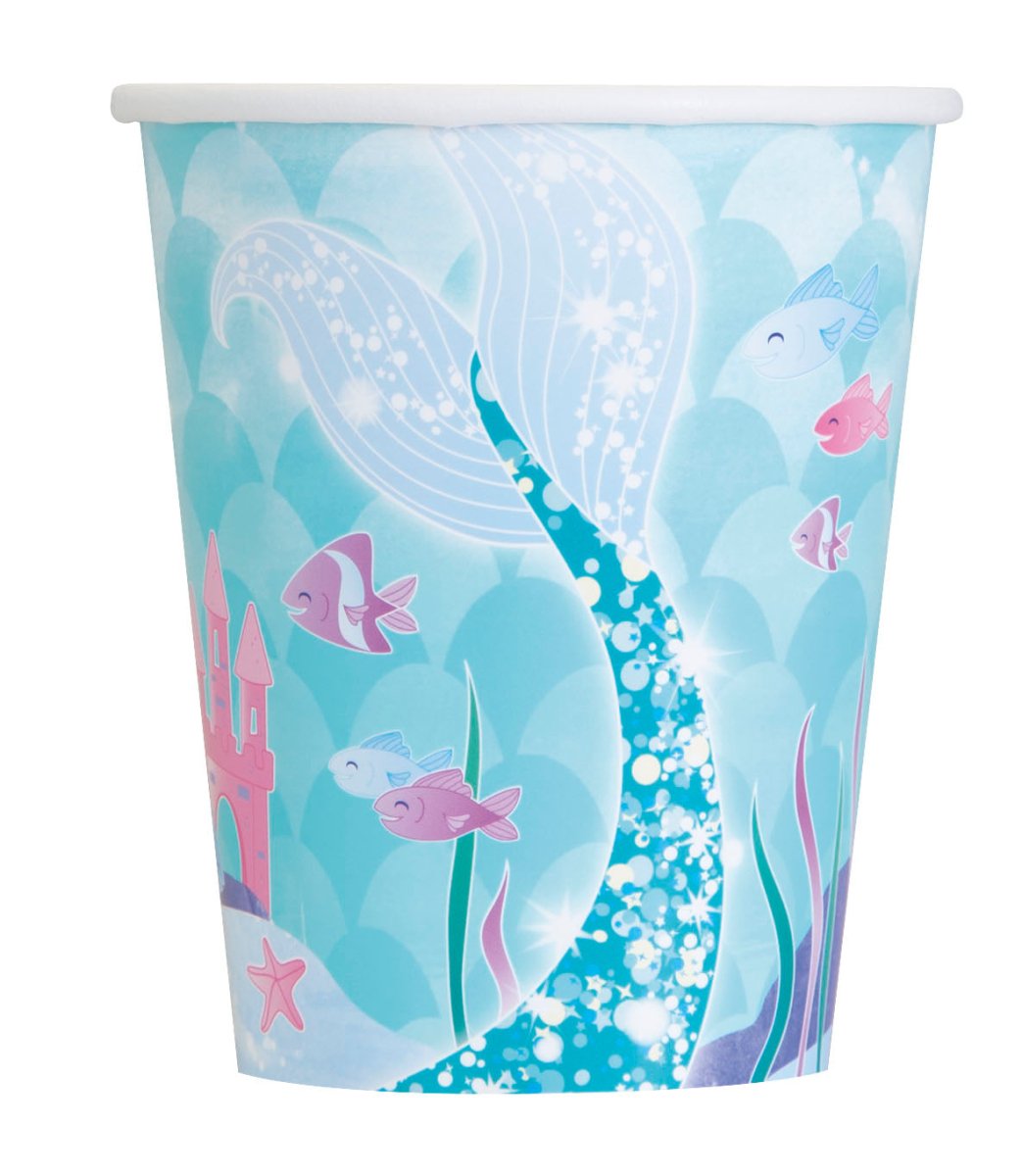 Zeemeermin Bekers Papier 266ml 8st