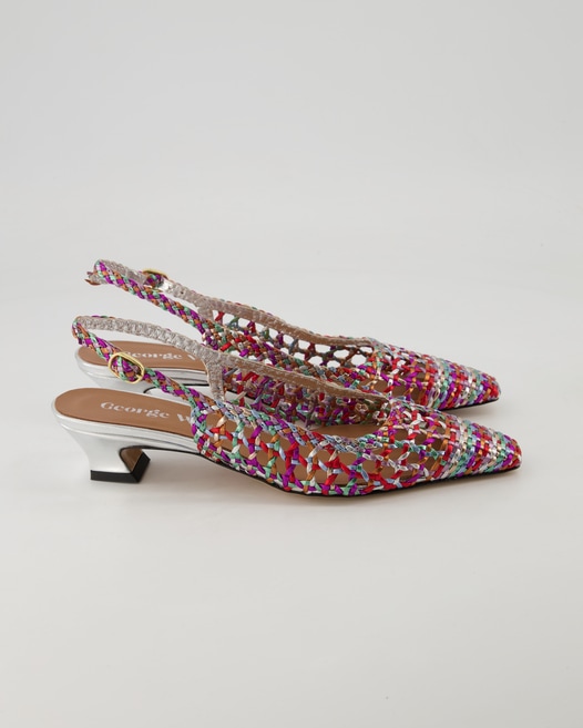 George Watts G9510 Slingpumps in Mehrfarbig