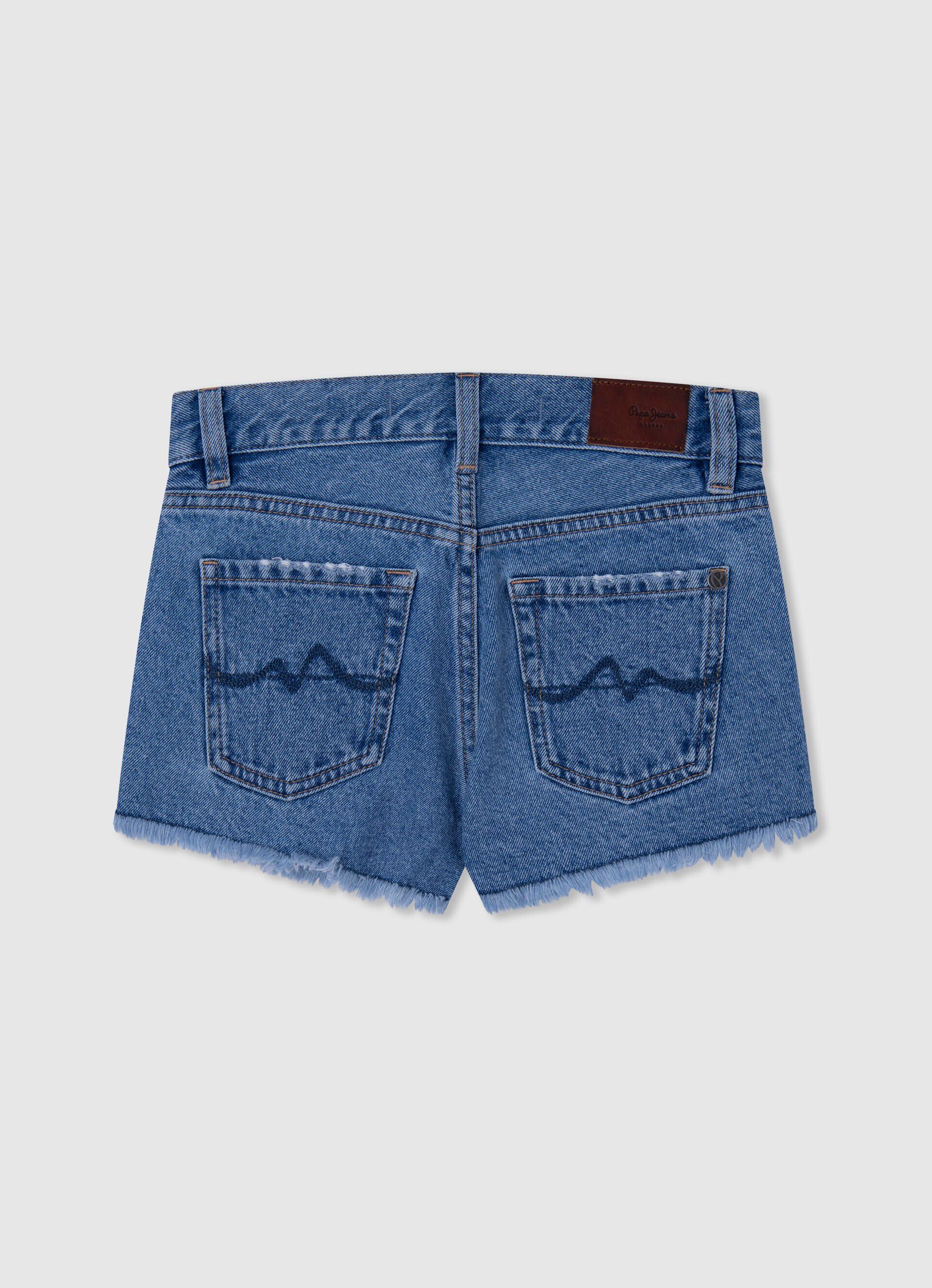 Shorts jeans corte reto - jeans